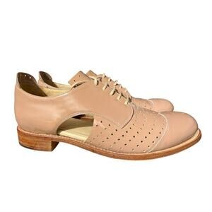 Office of Angela Scott Mr. Muffin Leather Cut Out Oxford Women size 41 US 11